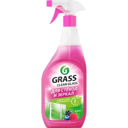 Средство для мытья стёкол и зеркал Grass Clean Glass Лесные ягоды 0.6 л