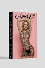 Эротическое мини-платье на бретелях