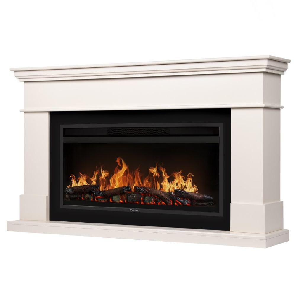 Каминокомплект: Очаг Electrolux EFP/P-3620LS, портал California 42/40/36, молочный НС-1704984