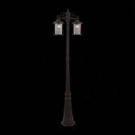 SL080.425.02 Светильник уличный наземный ST-Luce Темный кофе/Прозрачный, Темный кофе E27 2*100W