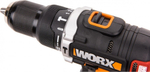 Дрель-шуруповерт аккумуляторная Worx WX373 ударная, бесщеточная