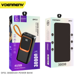 Портативный аккумулятор DENMEN DP31 30000 mAh (черный)