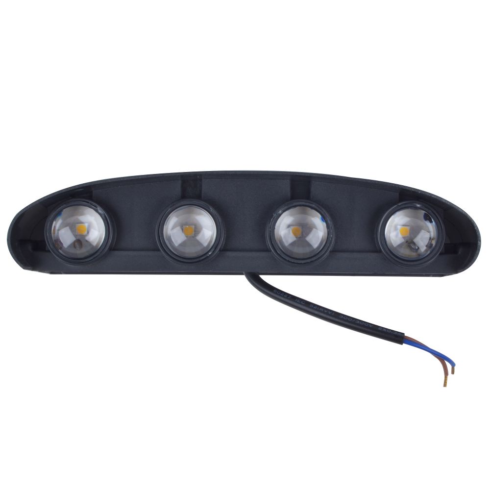 ULU-P20B-8W-4000K IP65 BLACK Светильник светодиодный уличный. Архитектурный накладной. Белый свет 4000K. Корпус черный. TM Uniel