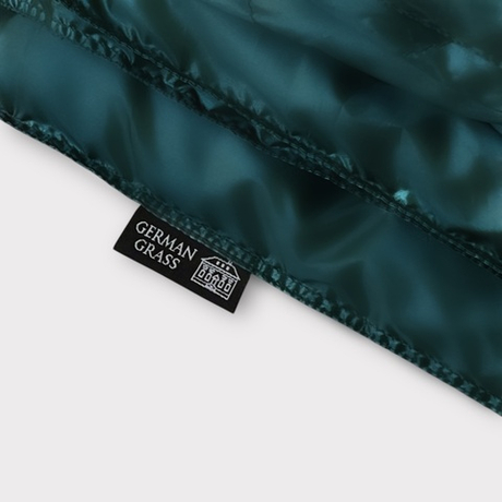 Дорожный плед-пончо пуховый 130х170 German Grass Travel Cape Plaid бирюзовый