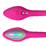 Розовое силиконовое мини виброяйцо 9,5см с управлением через приложение Lovense Lush Mini Smart Vibrating Egg Pink LE-61