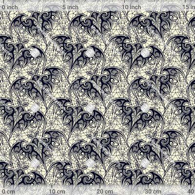 Кружево Летучие мыши. by Кружевные узоры от Наталии Александровой 469 DPI