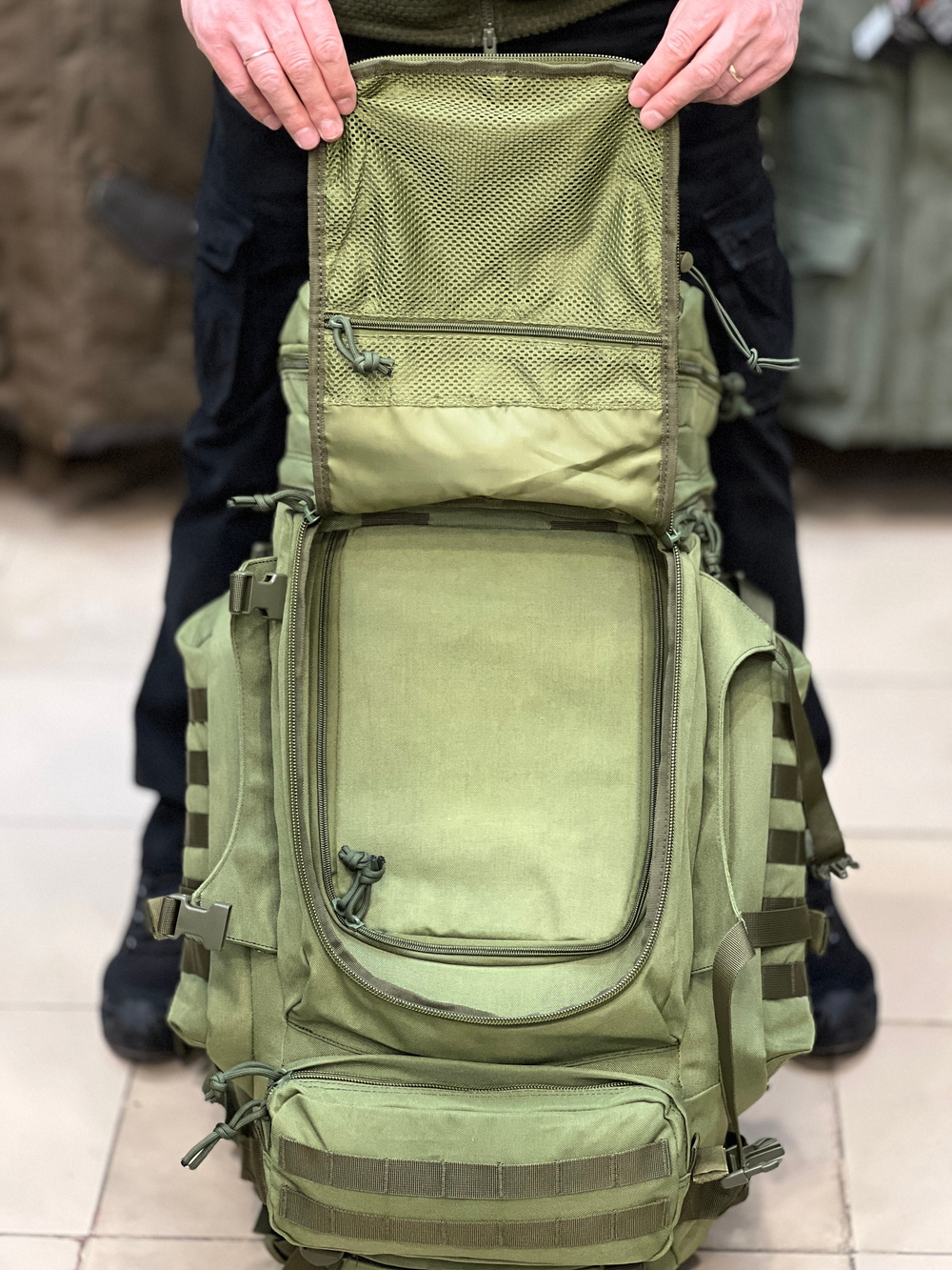 Рюкзак рейдовый 7.62, 100 л, Олива