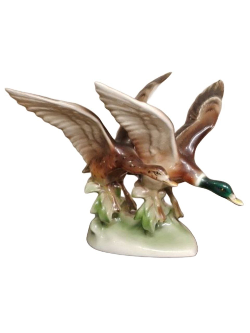 Фарфоровая статуэтка "Пара уток" Hutschenreuther