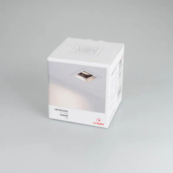 Светильник CL-KARDAN-S102x102-9W Warm (WH-BK, 38 deg) (Arlight, IP20 Металл, 3 года) 024126