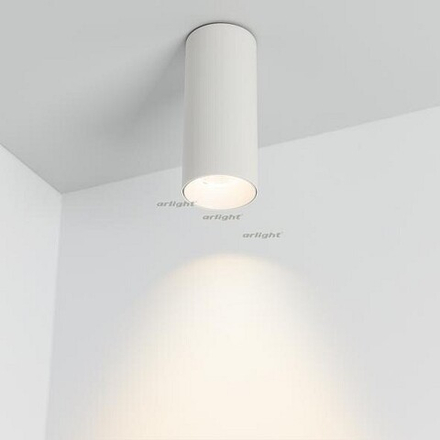 Накладной светильник Arlight SP-POLO-SURFACE-R65-8W Warm3000 (WH-WH, 40 deg) 027510