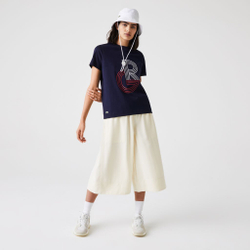 Женская теннисная футболка Lacoste SPORT Graphic Roland Garros