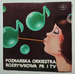 Винтажная виниловая пластинка LP Poznanska Orkiestra Rozrywkowa PR I TV (Польша 1974)