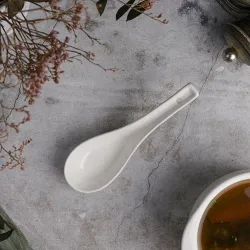 Ложка для мисосупа 15 см белая фарфор P.L. Proff Cuisine [20]