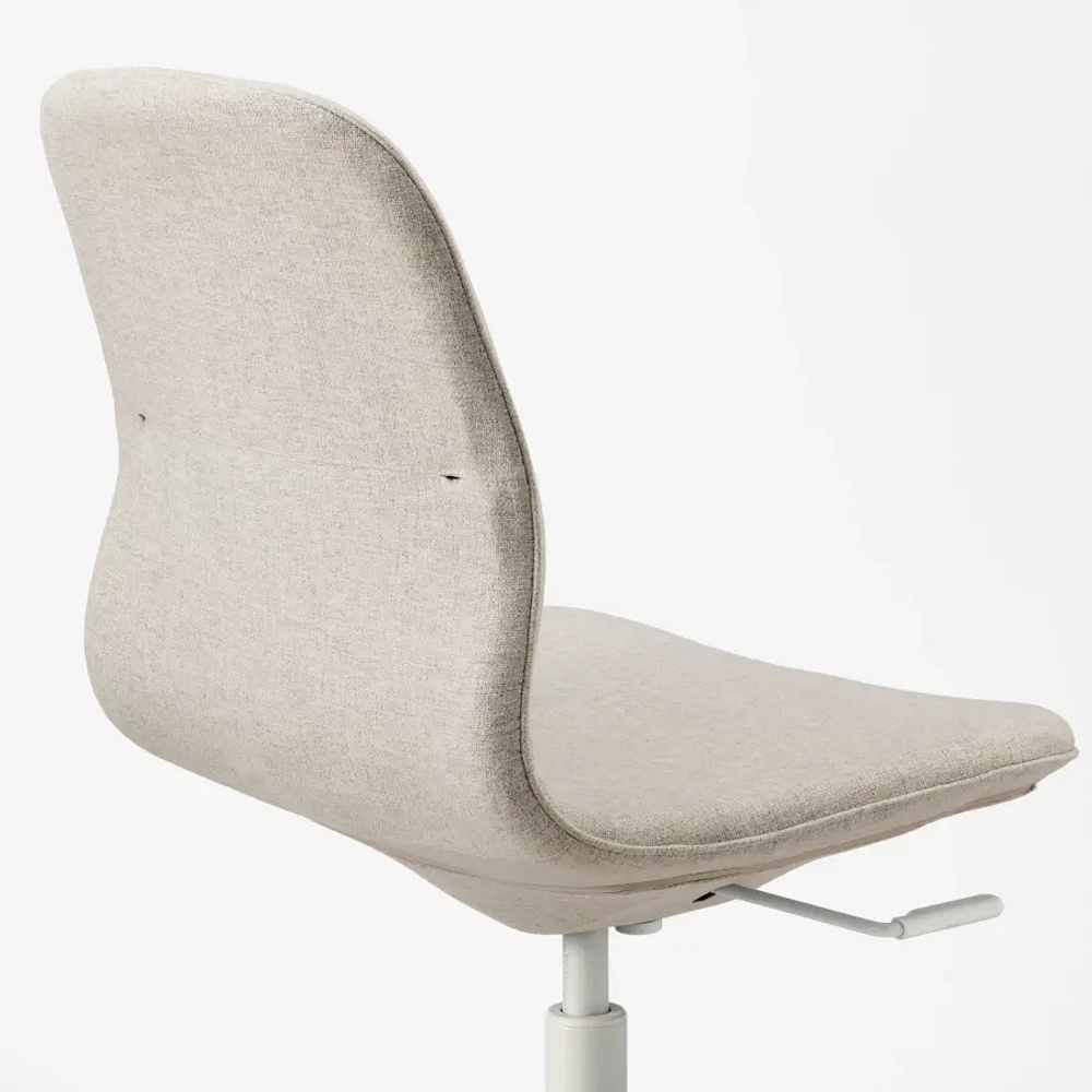 Офисный стул - IKEA LÅNGFJÄLL/LANGFJALL, 68x68x92см, белый, ЛОНГФЬЕЛЛЬ ИКЕА