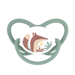 NIP Соска пустышка, латекс, размер 1 ""Butterfly"" Лиса (0-6 мес) 1 шт