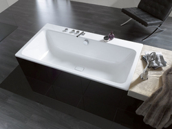 Стальная ванна Kaldewei ASYMMETRIC DUO, Mod.742, размер 1800*900*420, Easy clean, alpine white, без ножек