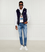 Пуховая безрукавка Dsquared2 - темно-синий(S74FB0317 S54056)