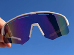 Очки S&C ZACAN Photochromic Lavender mirror, Matt white