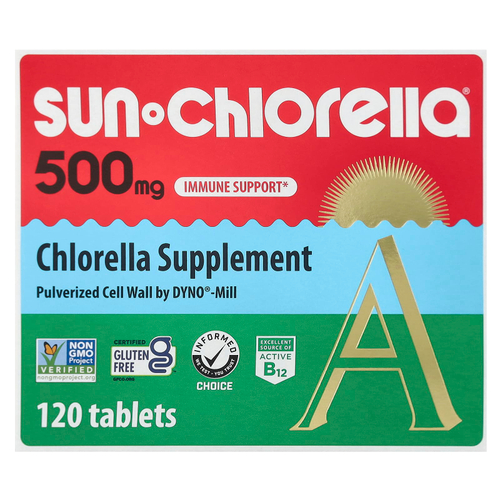 Sun Chlorella, Добавка с хлореллой, 120 таблеток