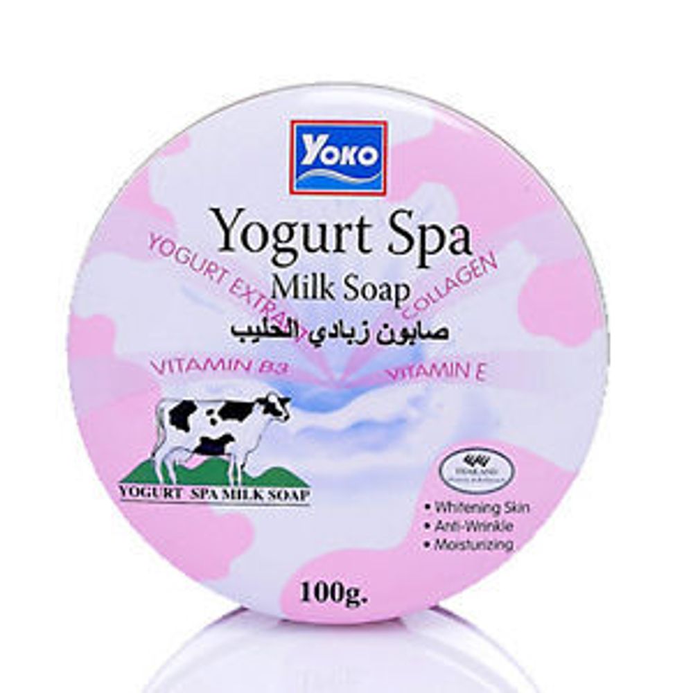 Мыло c молоком и йогуртом YOKO Yogurt SPA Milk Soap 100g