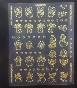 Nika Nagel Набор наклеек "Фрески 2" для дизайна