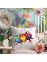 Термонаклейка на одежду, термопринт Птицы