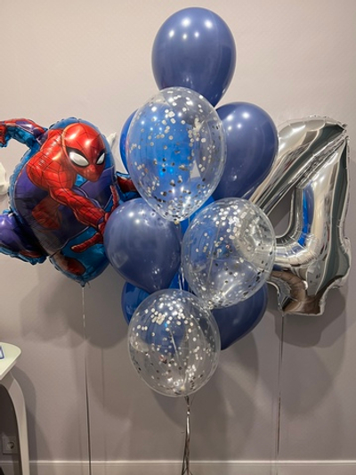 Набор шаров Синий человек паук