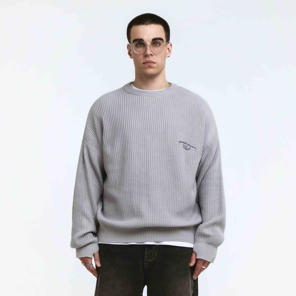 Свитер Dissident BHC серый