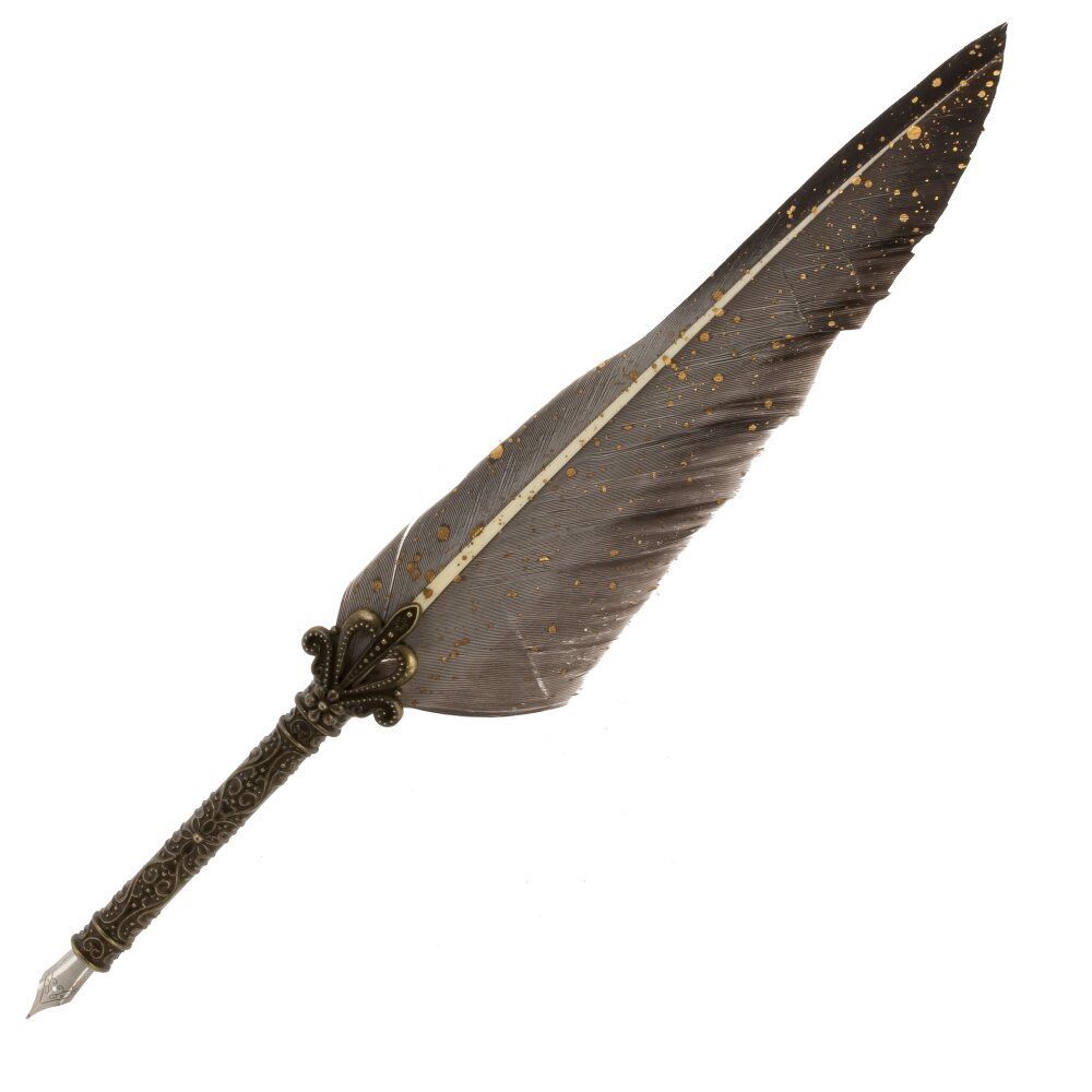 GAEM Набор подарочный: ручка перьевая, 5 наконечников, чернильница, L28 W11,5 H4 см