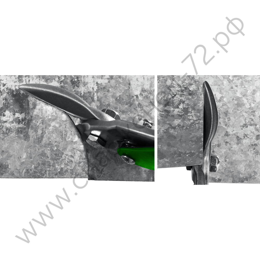 KRAFTOOL Alligator 250 мм, Левые усиленные ножницы по металлу с выносом (2328-OL)