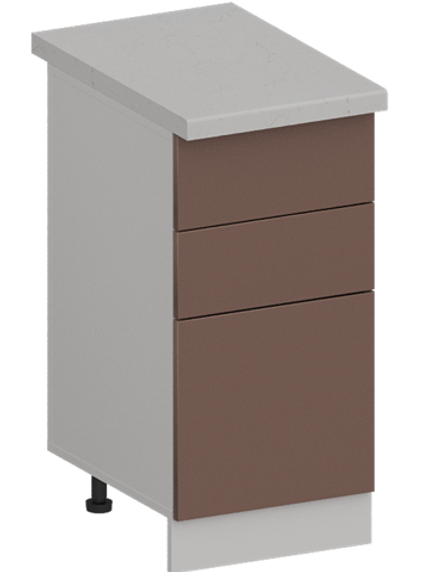 Кухня Модуль ШН3Я 400 Ликата / Пудрово-розовый