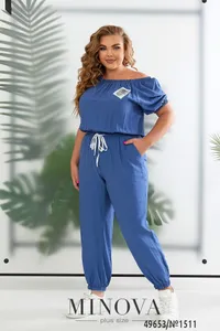 Комбинезон 1511-джинс Minova