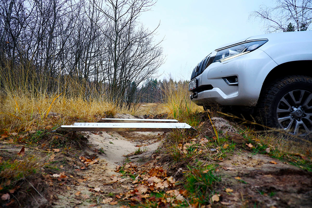 Сэнд-траки (аппарели) 148x48 см алюминиевые усиленные (2 шт.) РИФ