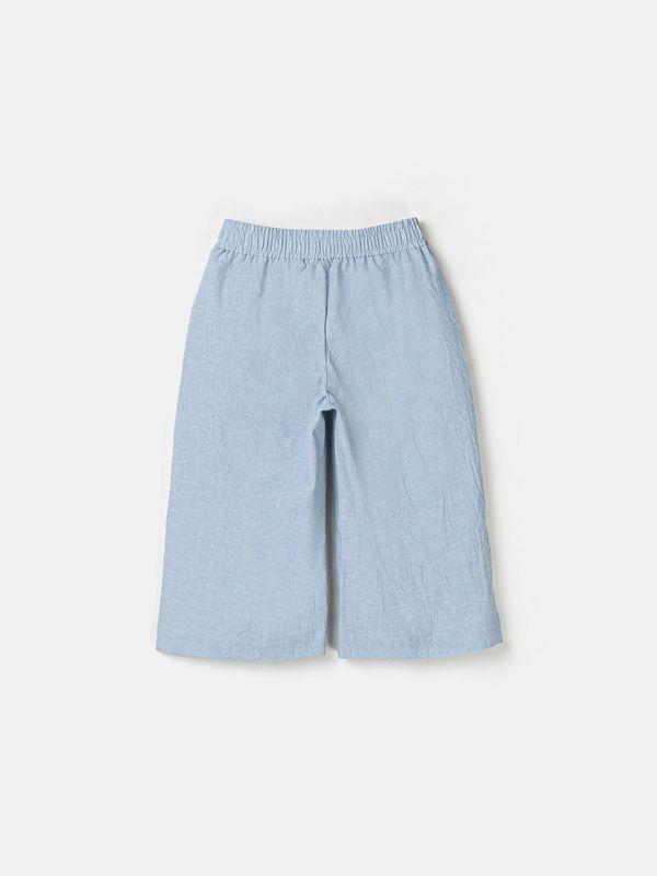 Брюки кюлоты хлопковые 