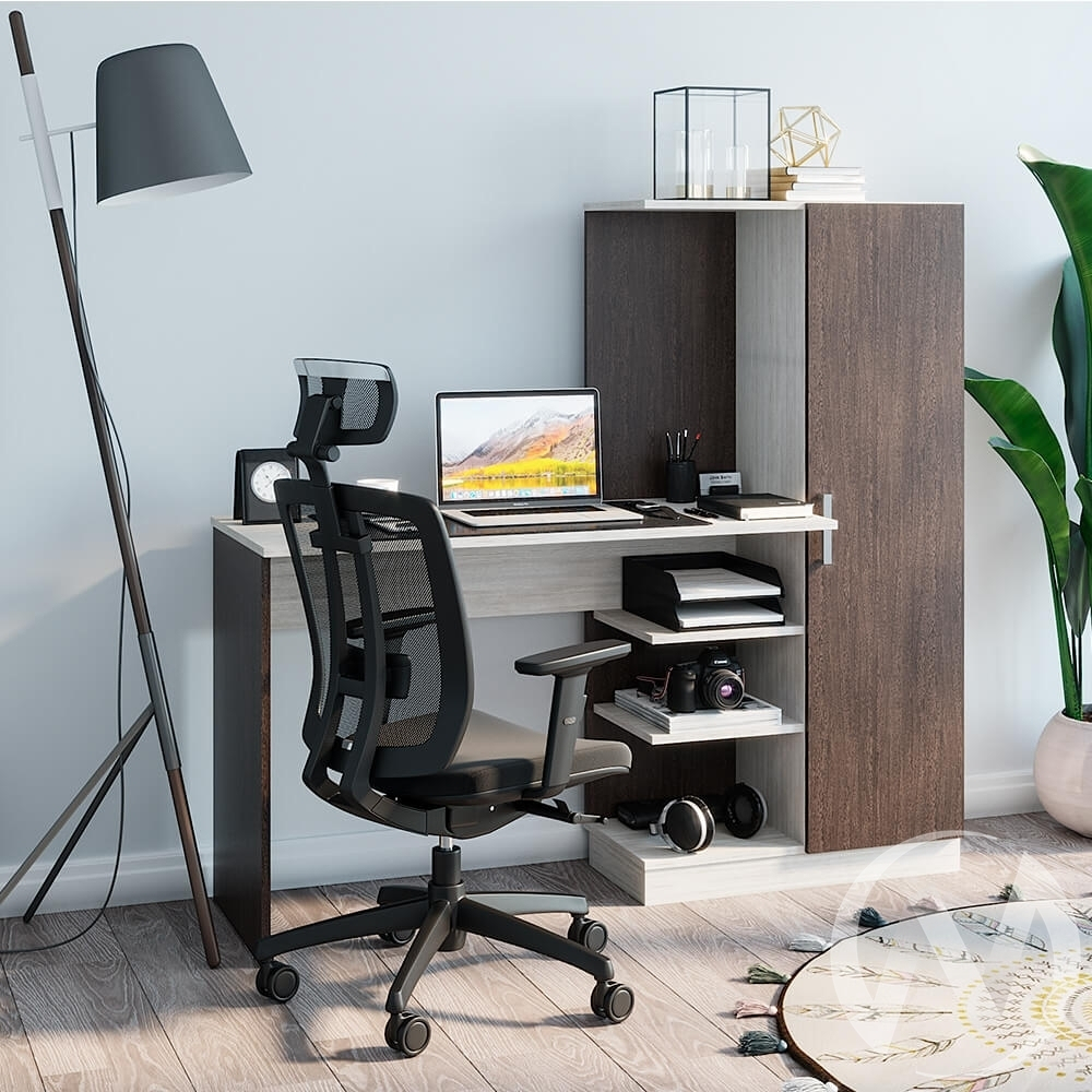 Стол компьютерный Бейсик (венге/лоредо)