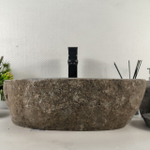 Раковина из речного камня RS-65108 48*32*15 0856
