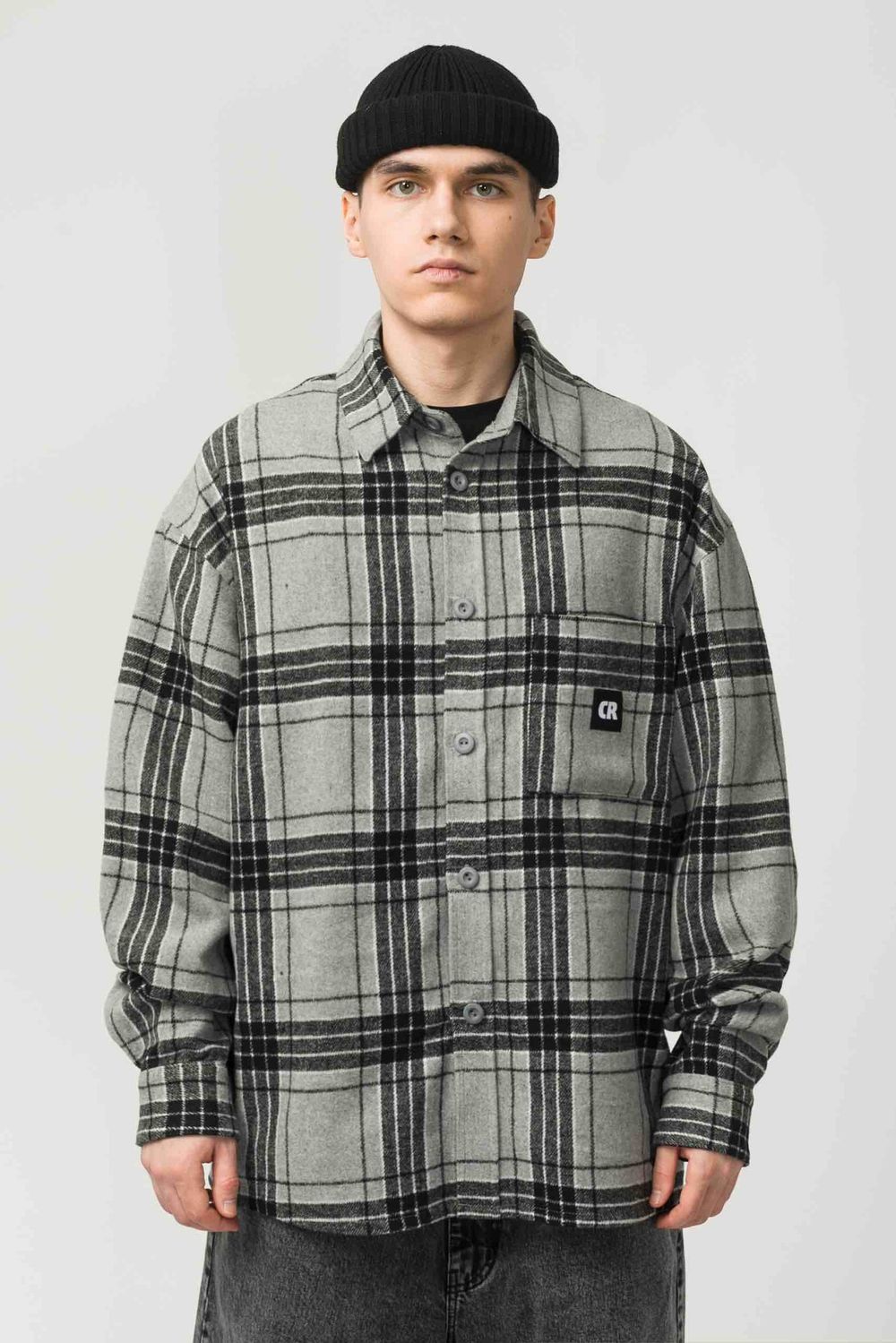 Рубашка Codered Harbor Wide Серый/Черный/Белый