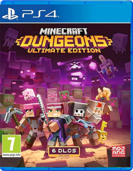 Minecraft Dungeons - Ultimate Edition [PS4, русские субтитры]