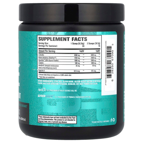 Jacked Factory, Pump Surge ™, без стимуляторов перед тренировкой, клубничный лимонад, 250,5 г (8,83 унции)