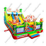 Коммерческий батут "Тигриная страна 2" 10*6*6 м