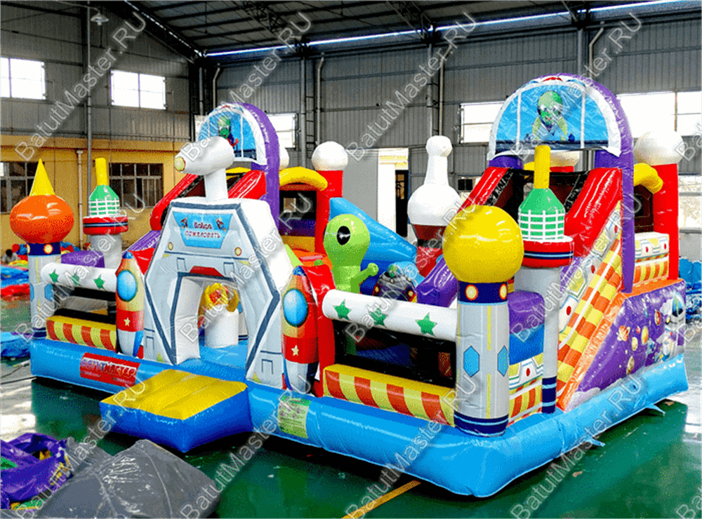 Коммерческий надувной батут "Инопланетяне"