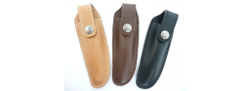 Belt knife-case " AUBRAC" for 12 cm knife ,chocolate