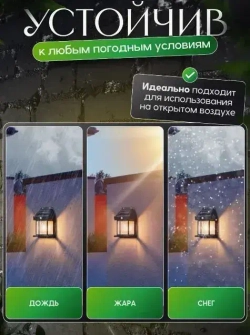 Светильник уличный на солнечной батарее