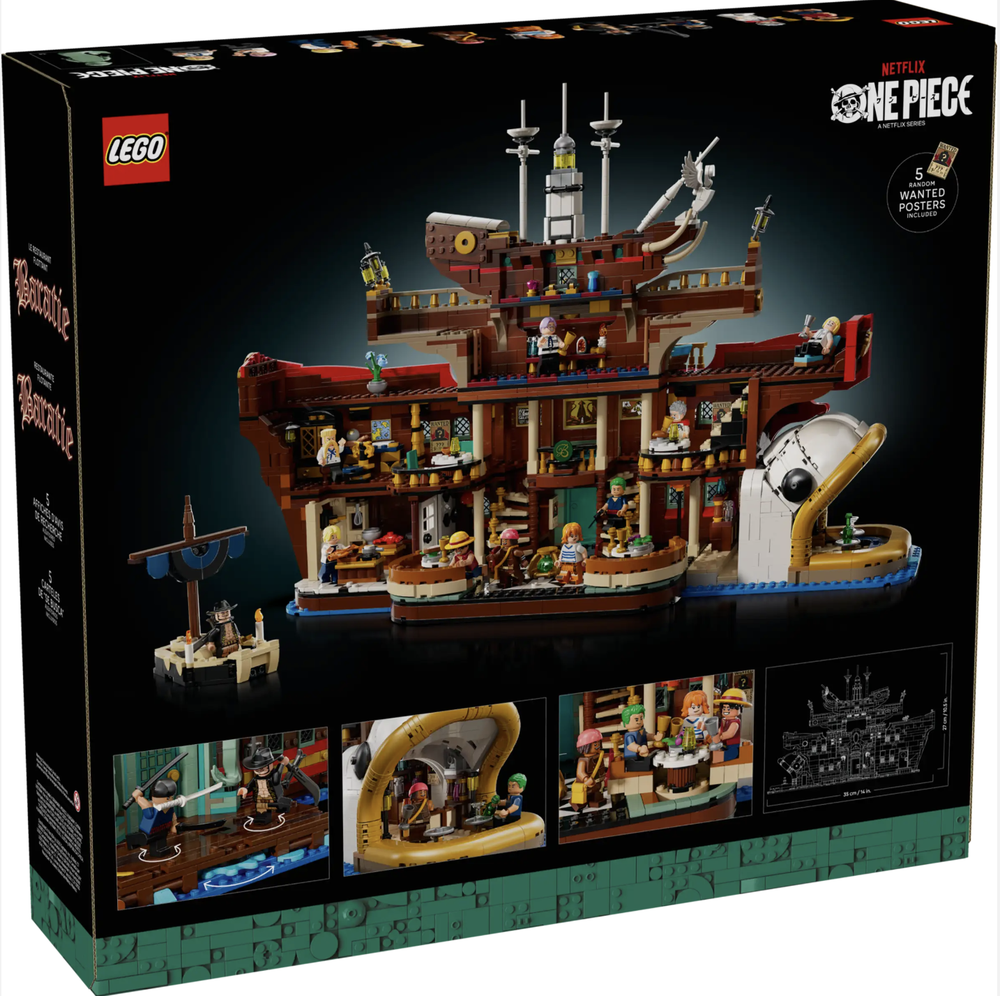 Конструктор LEGO One Piece 75640 Плавучий ресторан Baratie