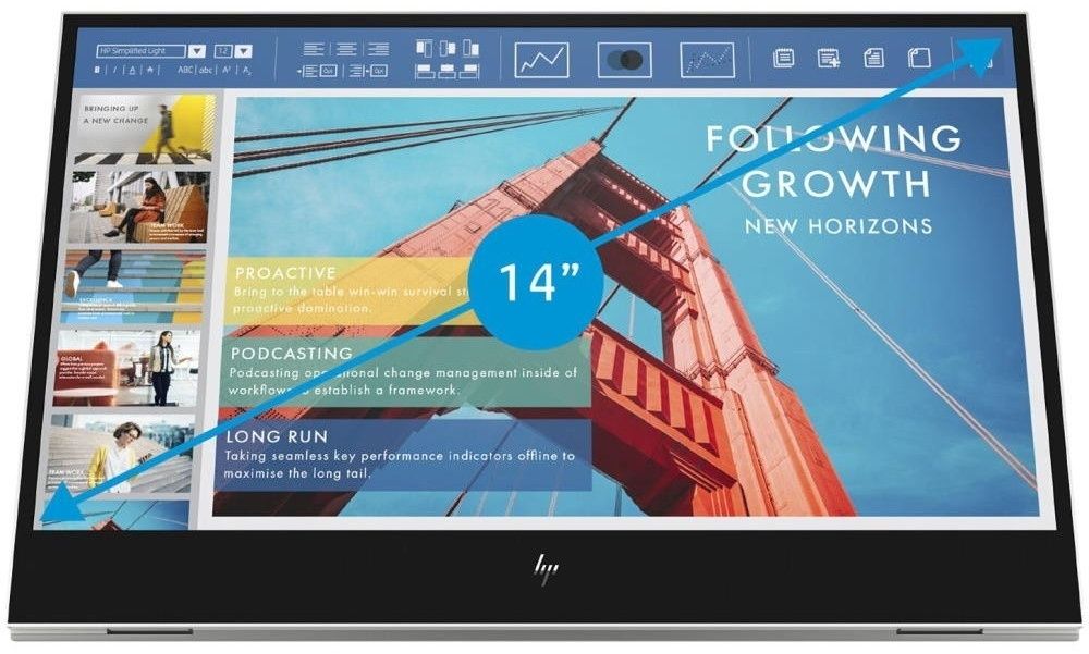 Монитор HP E14 G4 1B065AA черный
