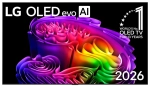 Телевизор OLED LG 77" OLED77G6RLA.ARUG атласное серебро 4K Ultra HD 120Hz DVB-T2 DVB-C DVB-S2 USB WiFi Smart TV