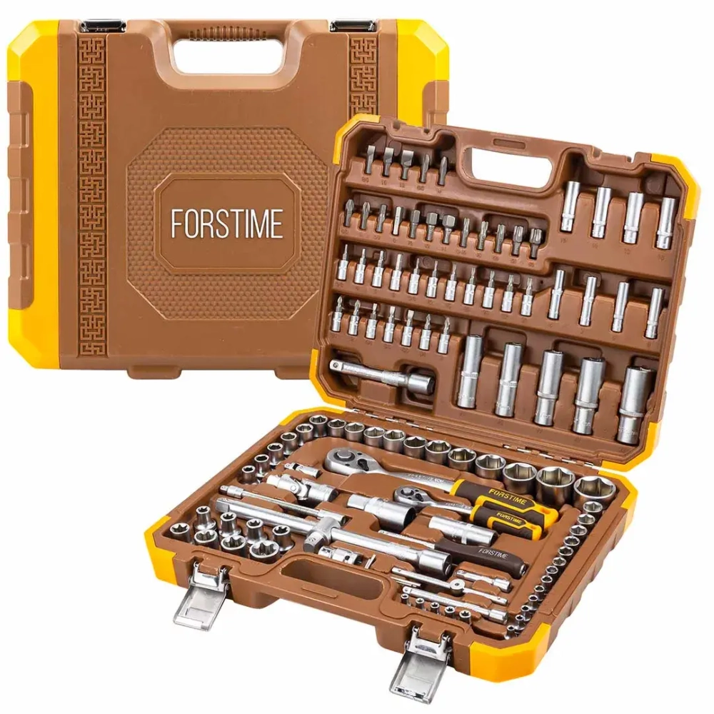 Набор инструментов в пластиковом кейсе (109 предметов) FORSTIME FT-41092-5