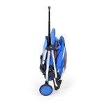 Прогулочная коляска Nuovita Giro Blu, Argento / Синий, Серебристый