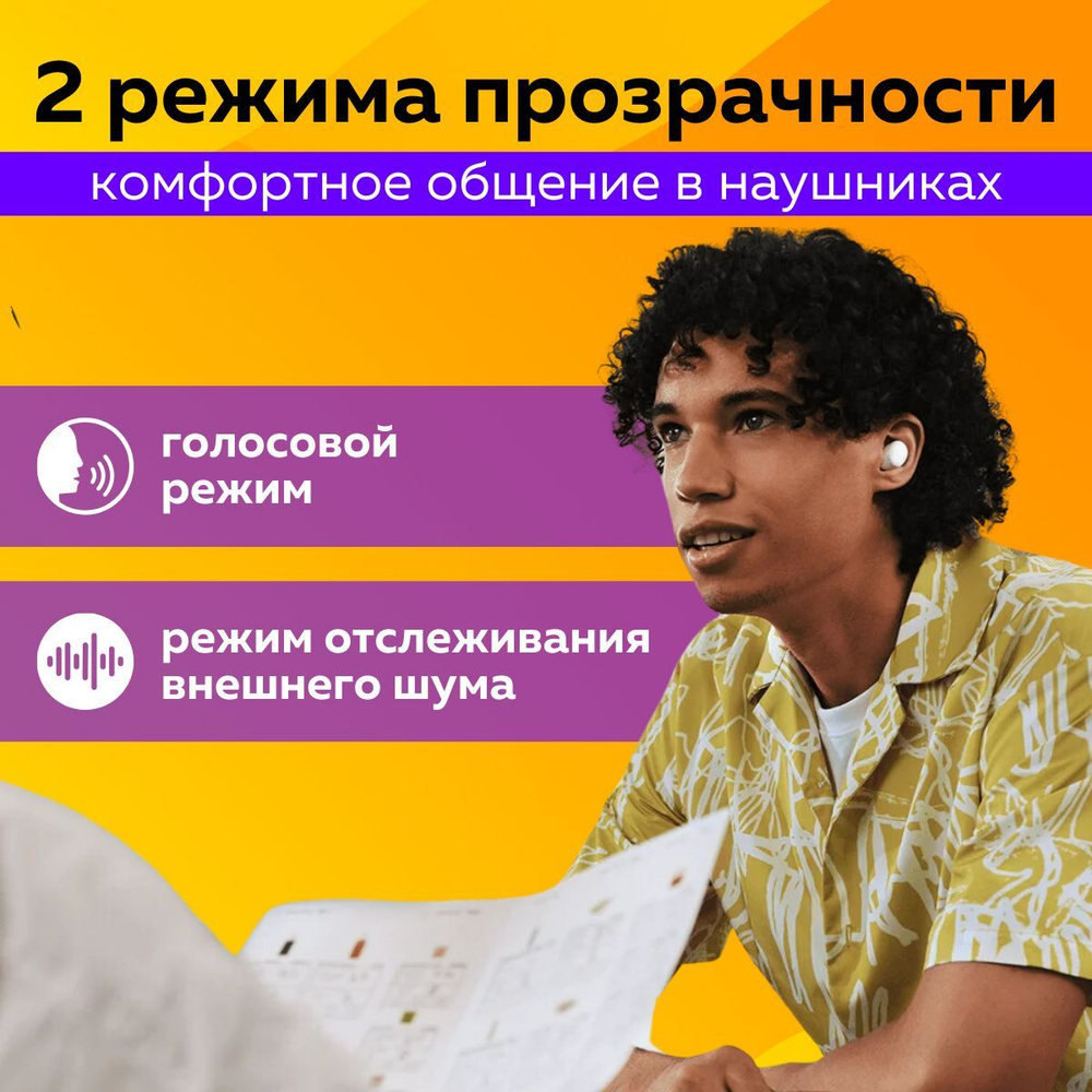 Наушники беспроводные Redmi Buds 4 белый (M2137E1)