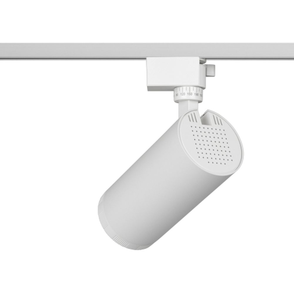 Трековый светильник однофазный ЭРА TR59-3040 WH светодиодный 30Вт 4000К белый | Однофазные светильники LED
